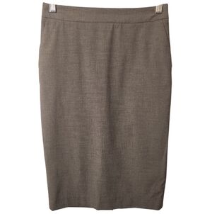 Vintage Old Navy Women's Classic Gray Pencil Skirt Low Waist Size 0